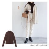 裏起毛 テレコ ハイネック | andme | 詳細画像12