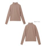 裏起毛 テレコ ハイネック | andme | 詳細画像17