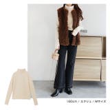 裏起毛 テレコ ハイネック | andme | 詳細画像8