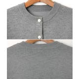 パールボタン 長袖 ニット | andme | 詳細画像15 