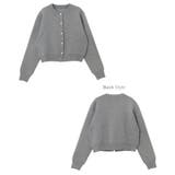 パールボタン 長袖 ニット | andme | 詳細画像19 