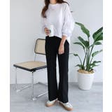 無地 ボーダー ボリューム袖 | andme | 詳細画像29 