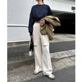 無地 ボーダー ボリューム袖 | andme | 詳細画像50 