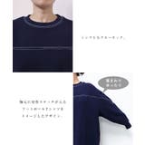 裏毛 配色ステッチ 長袖 | andme | 詳細画像4 