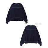 裏毛 配色ステッチ 長袖 | andme | 詳細画像17