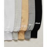 裏毛 カレッジロゴ刺繍 長袖 | andme | 詳細画像3 