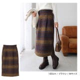 ウール調 チェック柄 タイトスカート | andme | 詳細画像8 