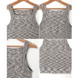 メランジニット アメスリ タンク | andme | 詳細画像15 