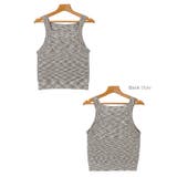 メランジニット アメスリ タンク | andme | 詳細画像17 