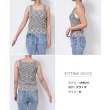 メランジニット アメスリ タンク | andme | 詳細画像18 