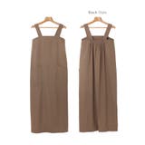 ツイル スクエアネック ワンピース | andme | 詳細画像11