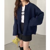 無地 ボーダー ジップ | andme | 詳細画像43 