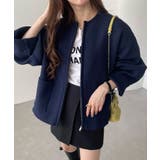 無地 ボーダー ジップ | andme | 詳細画像44 