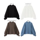 ボリューム袖 ハイネック ブラウス | andme | 詳細画像2 