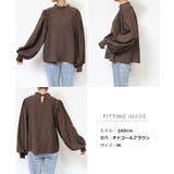 ボリューム袖 ハイネック ブラウス | andme | 詳細画像17 