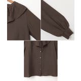 ボリューム袖 フリルカラー ブラウス | andme | 詳細画像15 