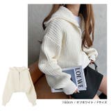 ショート丈 ニット パーカー | andme | 詳細画像6