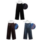 トラック ベロア パンツ | andme | 詳細画像2