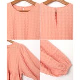 チェック柄 ふくれジャガード ペプラム | andme | 詳細画像14 