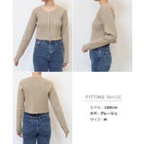 ダブルジップ リブ ニット | andme | 詳細画像19