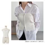 ダブルジップ リブニット ビスチェ | andme | 詳細画像6 