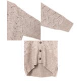 透かし編み Vネック 長袖 | andme | 詳細画像13 