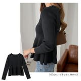 ペプラム ラメ ニット | andme | 詳細画像13