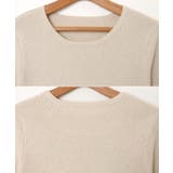 ペプラム ラメ ニット | andme | 詳細画像14