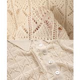 透かし編み 長袖 ニット | andme | 詳細画像16 