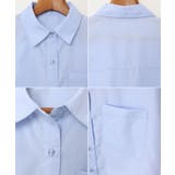 ショート丈 リボン シャツ | andme | 詳細画像15 