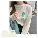 プリント ロゴ 刺繍入り | andme | 詳細画像8 