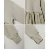 裏起毛 ペプラム スウェット | andme | 詳細画像18