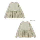 裏起毛 ペプラム スウェット | andme | 詳細画像19