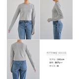 長袖 Tシャツ ショート丈 | andme | 詳細画像20 