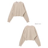 テレコリブ ショート丈 ラメ | andme | 詳細画像18 