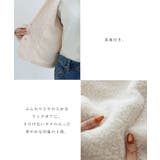 ラメ ボア 金ボタン | andme | 詳細画像4