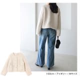 ラメ ボア 金ボタン | andme | 詳細画像7