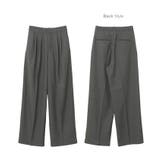 2タック セミワイド ロング | andme | 詳細画像18