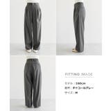 2タック セミワイド ロング | andme | 詳細画像19