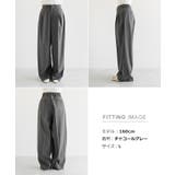 2タック セミワイド ロング | andme | 詳細画像20