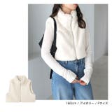 ショート丈 ジップ ファー | andme | 詳細画像6 