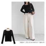 バイカラー 長袖 シアー | andme | 詳細画像13