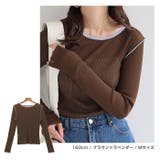 バイカラー 長袖 シアー | andme | 詳細画像10