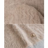 ショート丈 金ボタン シャギー | andme | 詳細画像15 