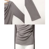 シアー ドレープネック オフショルダー | andme | 詳細画像14