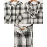 フーディ チェック シャツ | andme | 詳細画像14