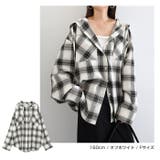 フーディ チェック シャツ | andme | 詳細画像6