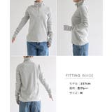 セルフカットリブ ハーフジップ 長袖 | andme | 詳細画像20 
