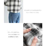 ショート丈 フーディ チェック | andme | 詳細画像5 