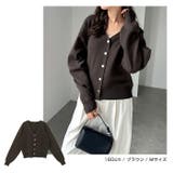 メタルボタン 長袖 Vネック | andme | 詳細画像12 